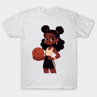 Female basketball player T-Shirt